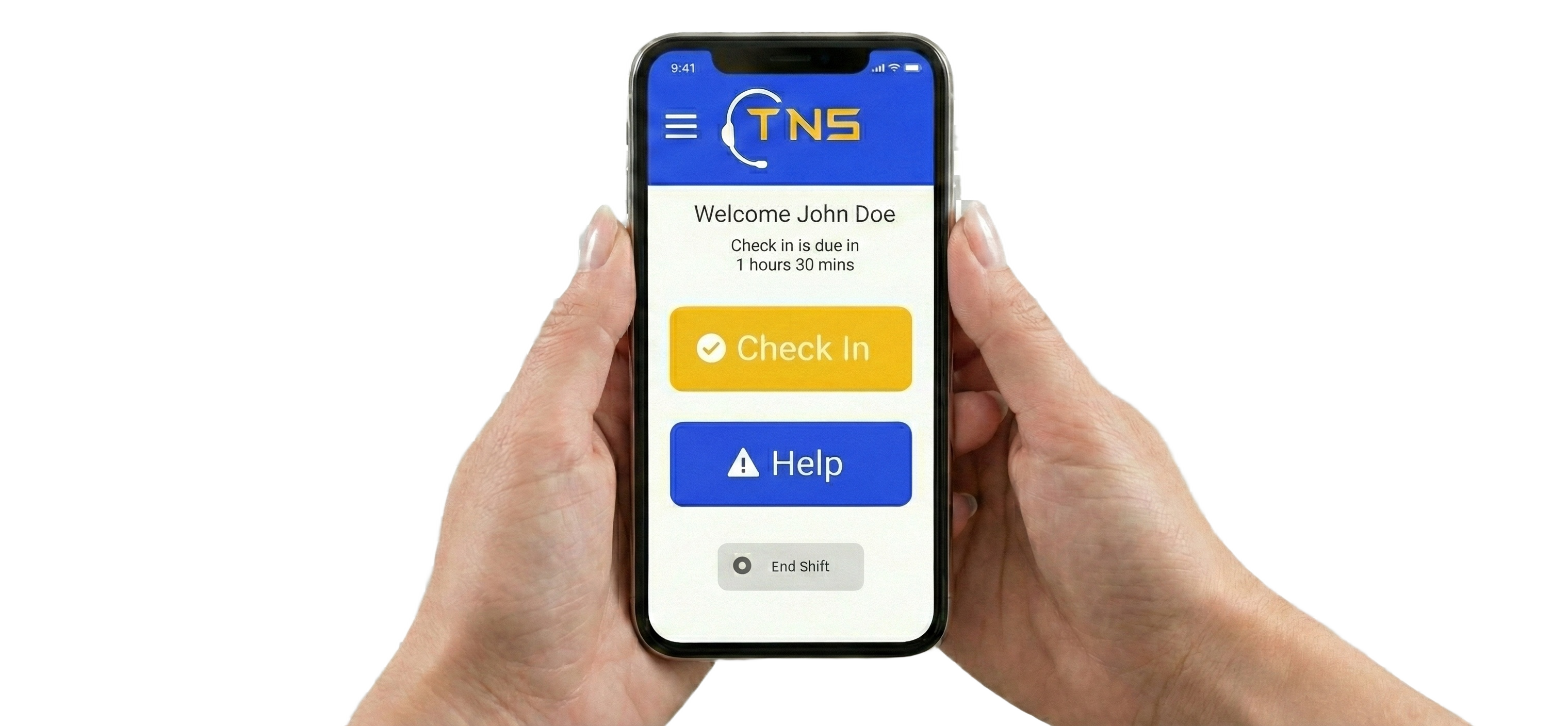 TNS Safety Check-In App - Lone Worker Protection